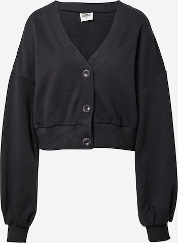 Urban Classics Bluza rozpinana w kolorze czarny: przód