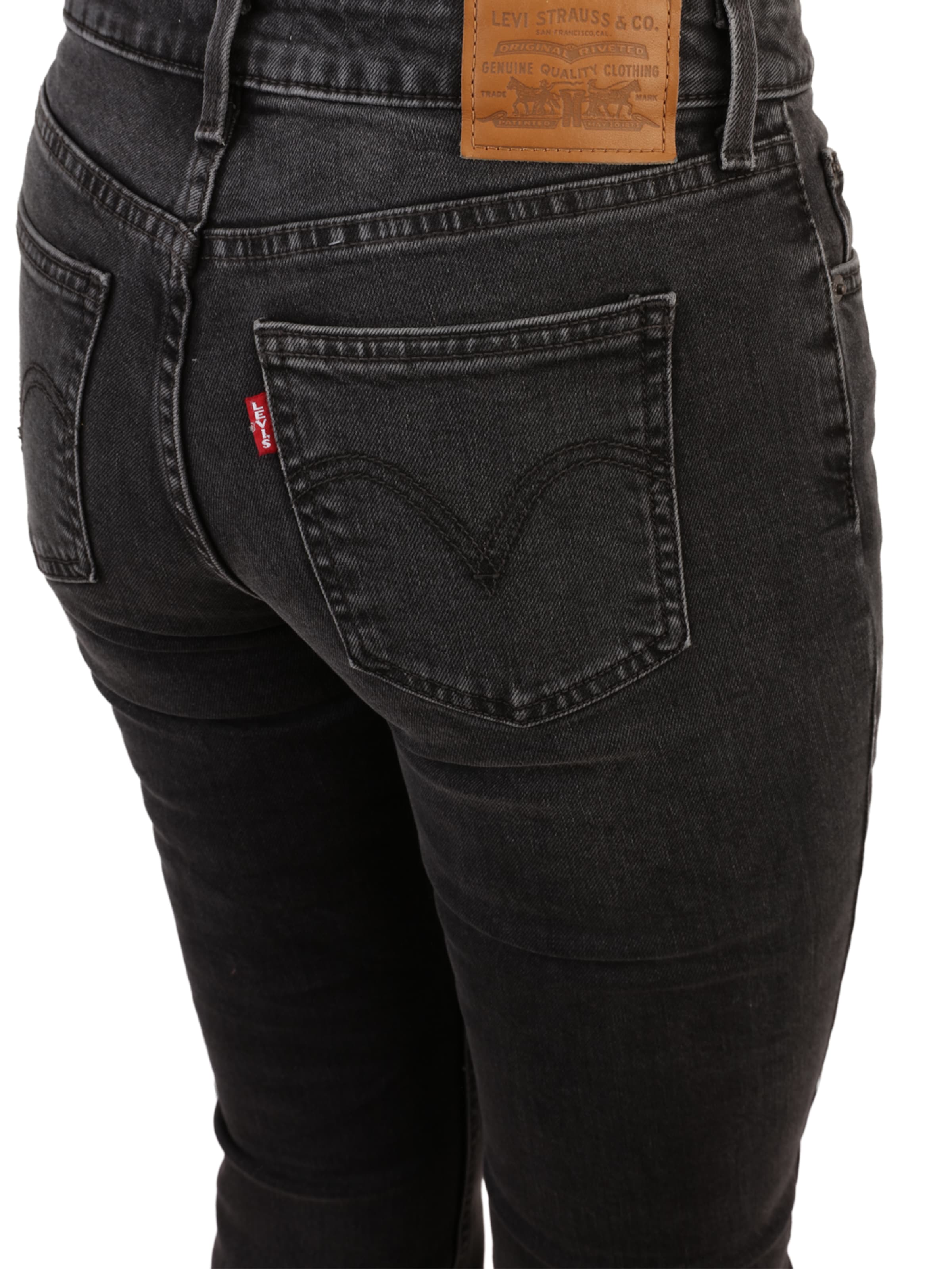 LEVI'S ® Boot cut Jeans 'LOW SLIM BOOT' in Black