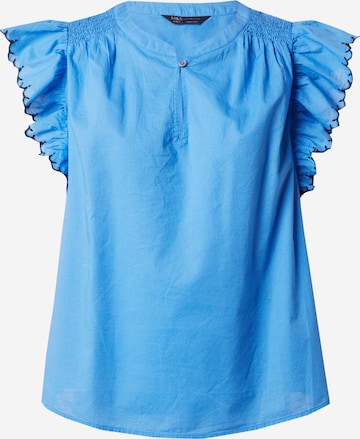 Marks & Spencer Blouse 'Frill' in Blue: front