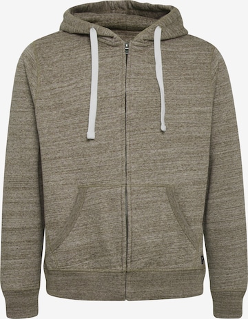 BLEND Zip-Up Hoodie 'Alton' in Brown: front