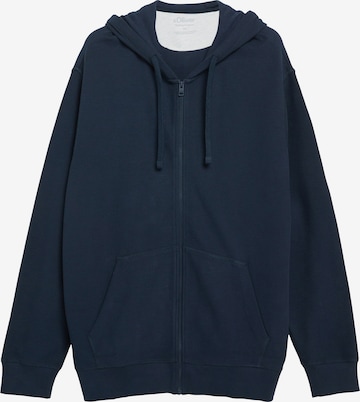 s.Oliver Men Big Sizes Collegetakki värissä sininen: etupuoli