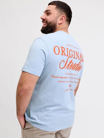 Jack & Jones Plus Bluser & t-shirts 'JORNorrebro' i blå: forside