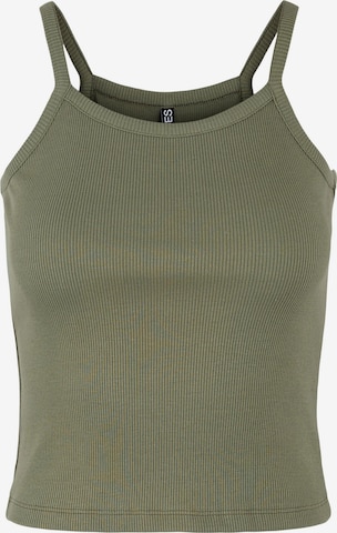 PIECES Top in Green: front