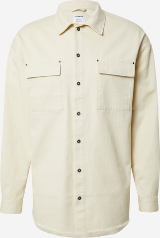 ABOUT YOU x Benny Cristo - Ajuste regular Camisa 'Matti' en beige: frente