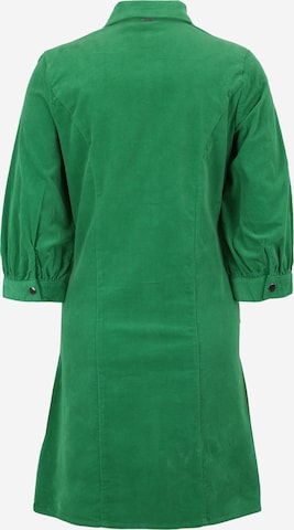 PULZ Jeans - Vestido camisero 'SALLY' en verde