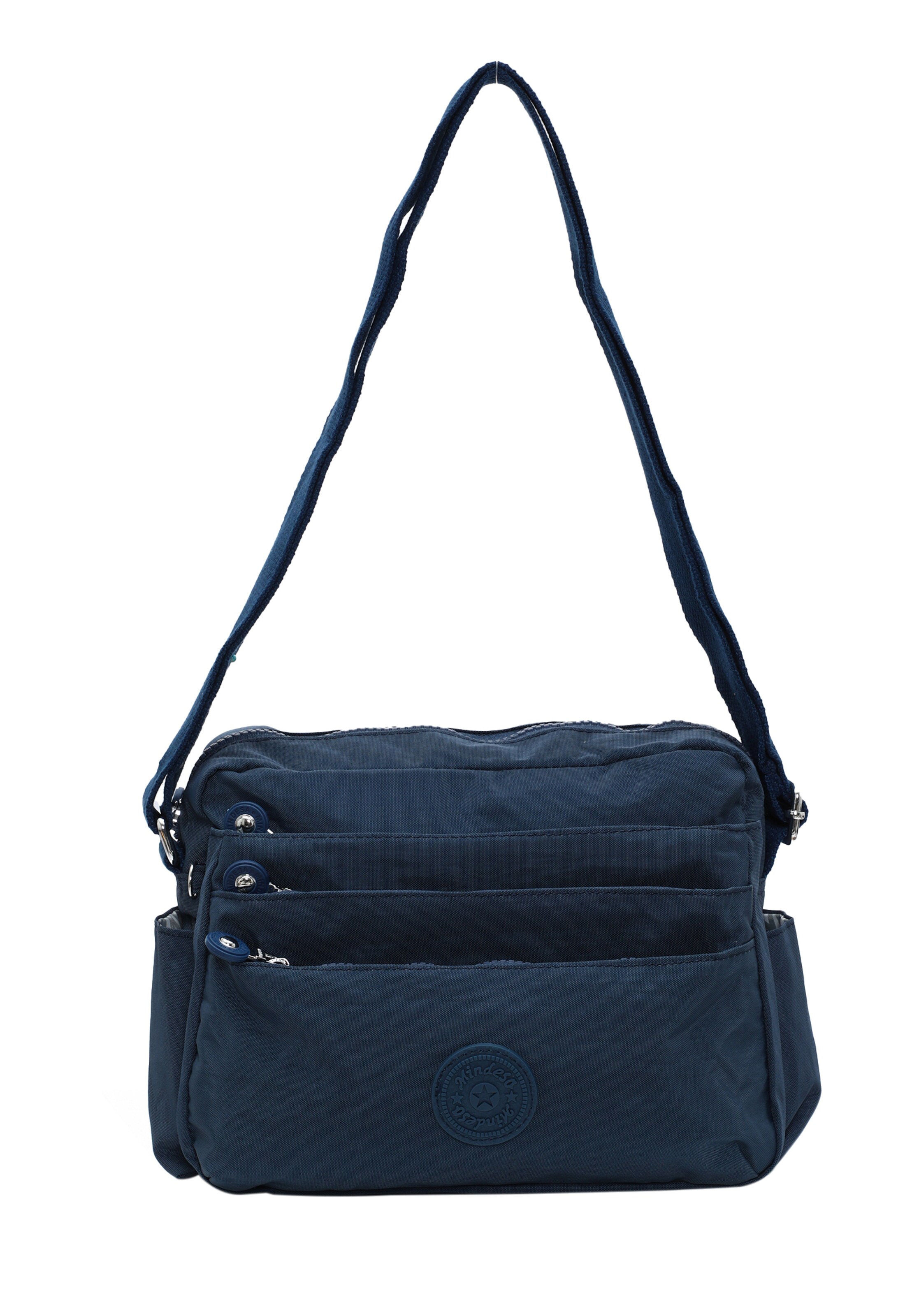 Mindesa - Mala de ombro em azul: frente