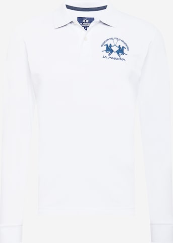 La Martina Shirt in Wit: voorkant