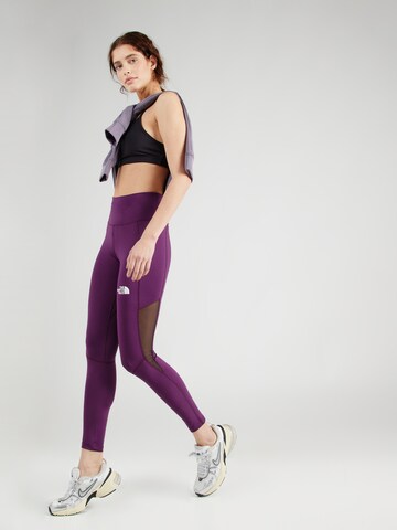 THE NORTH FACE Skinny Sportovní kalhoty – fialová