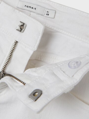 NAME IT Wide leg Jeans 'NKFROSE' in White