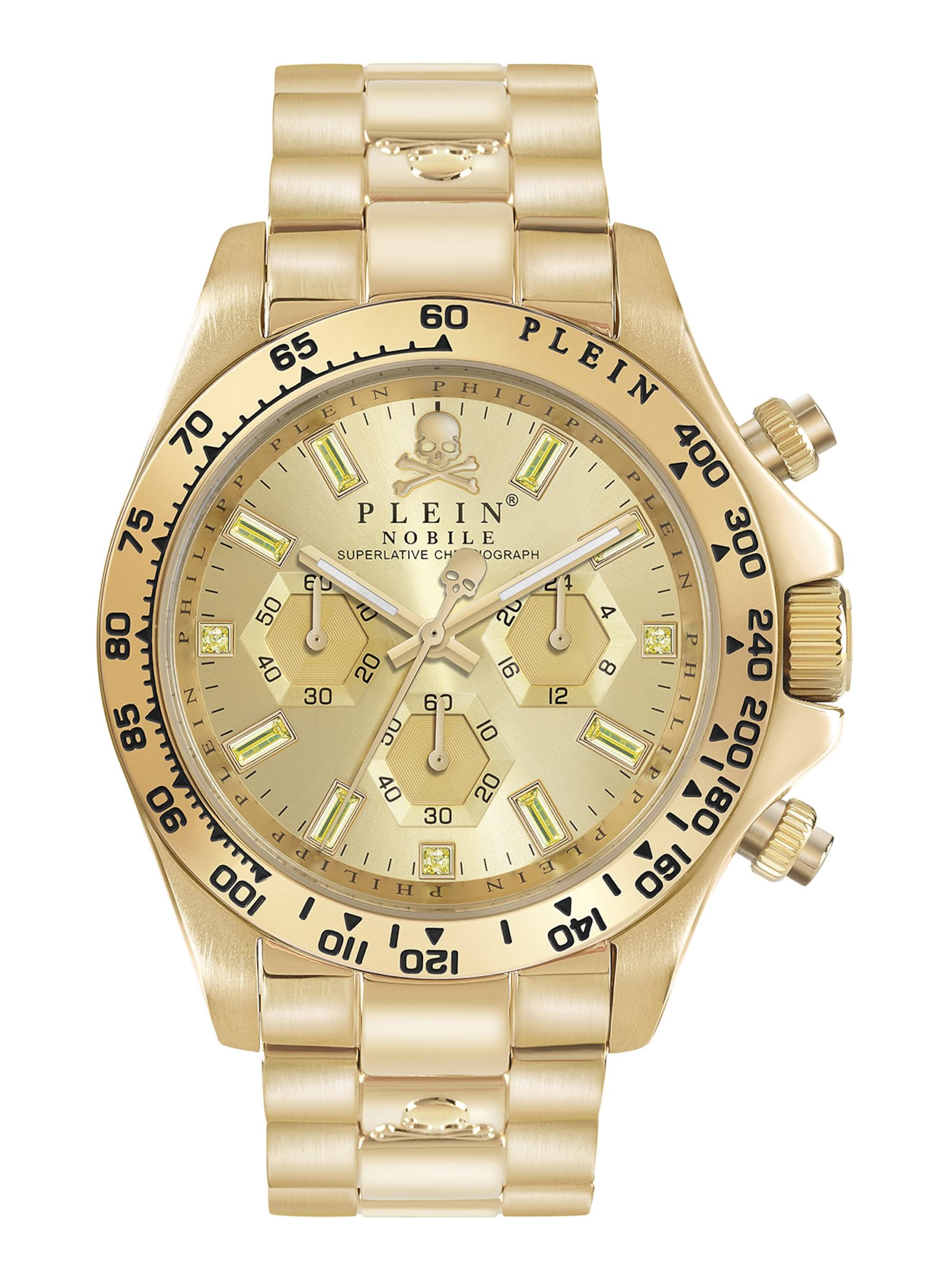 Philipp Plein Analogt ur i guld: forside