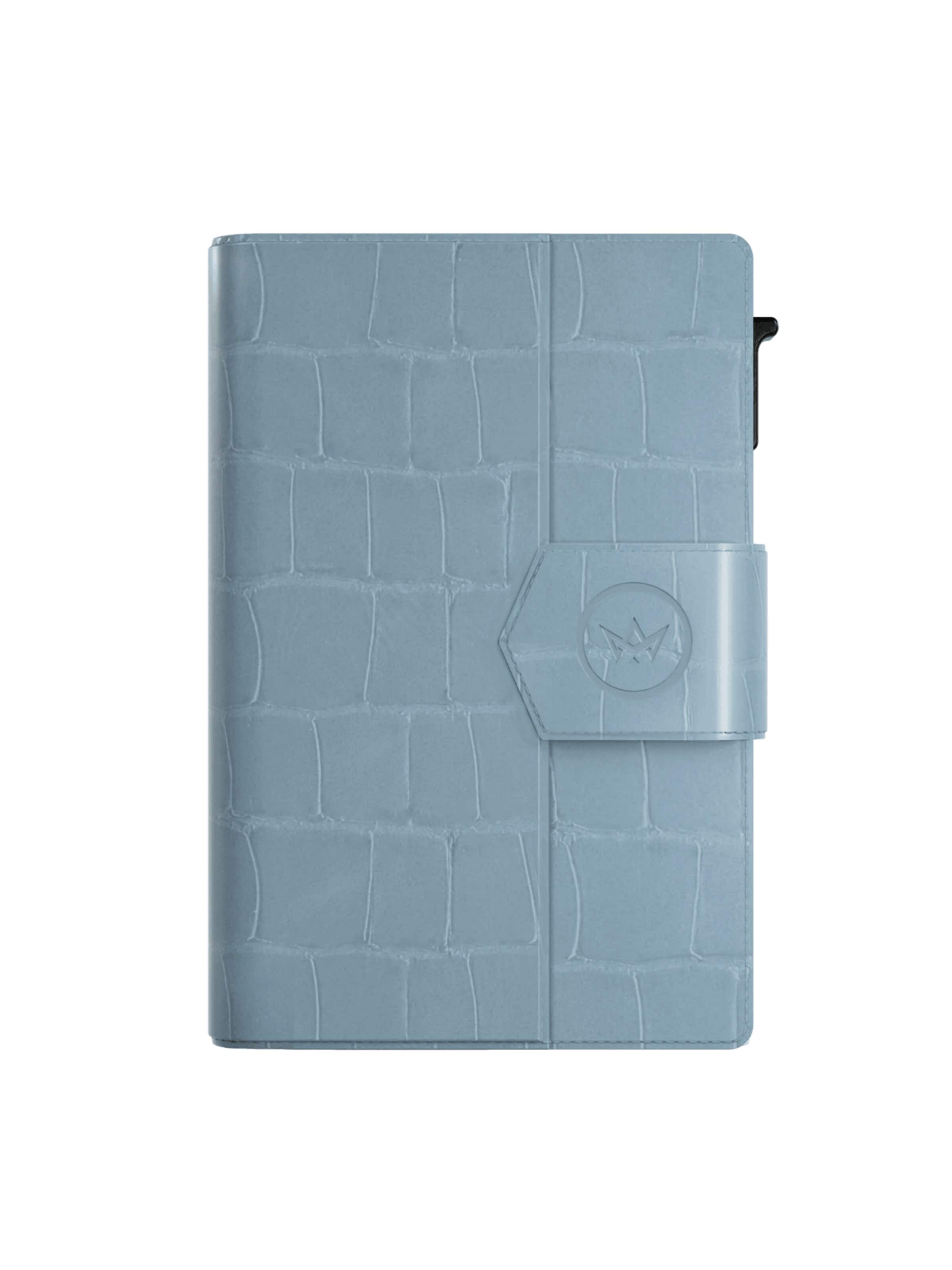 Porte-monnaies 'Pasjeshouder Plus Croco' Prowallet en bleu