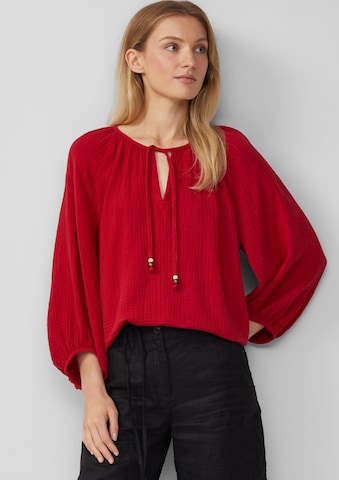 s.Oliver Blouse in Rood: voorkant
