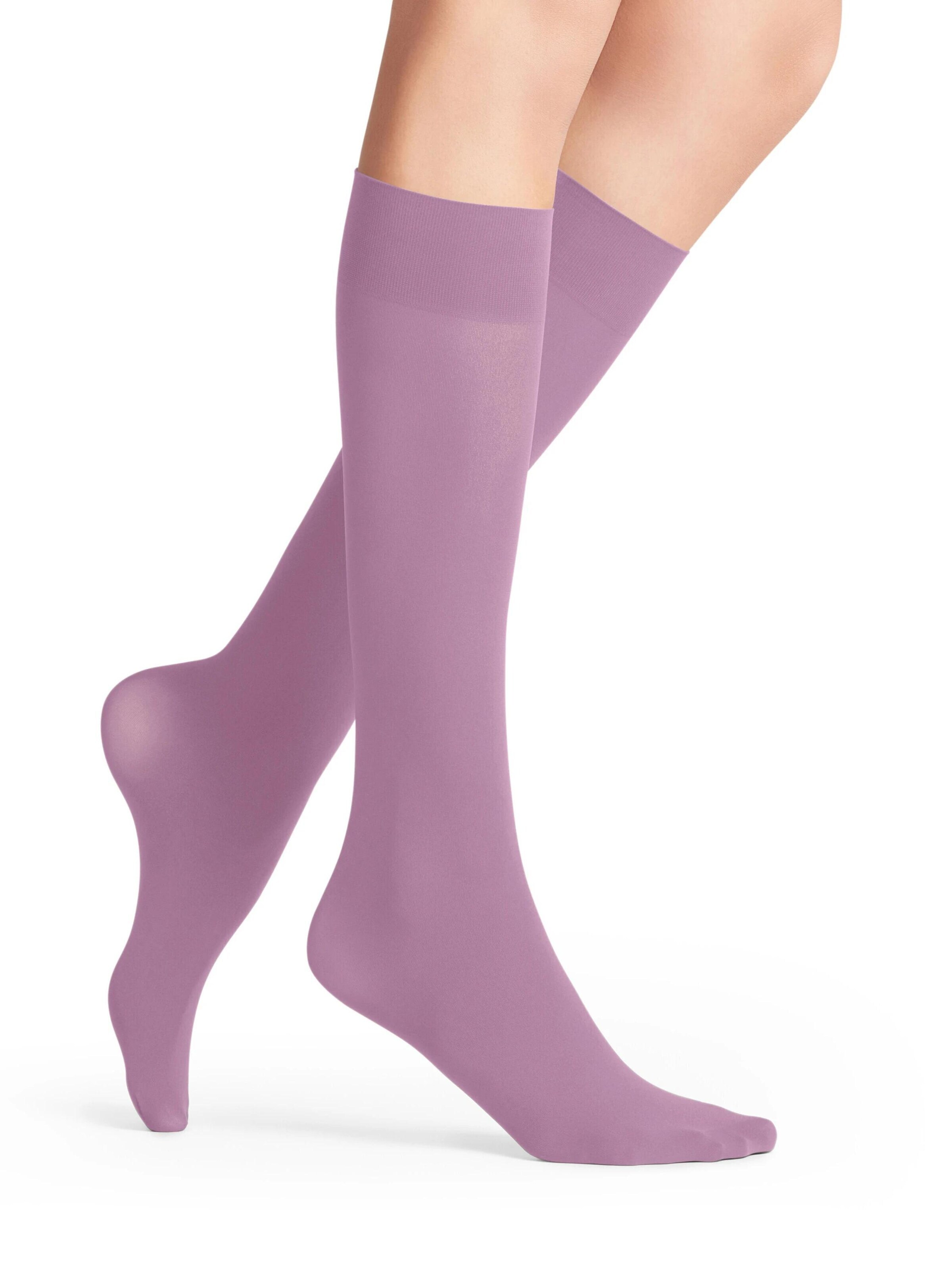 FALKE Overknee Strümpfe 'Pure Matt'‌‌‌‌‌‌‌‌‌‌ in Pink