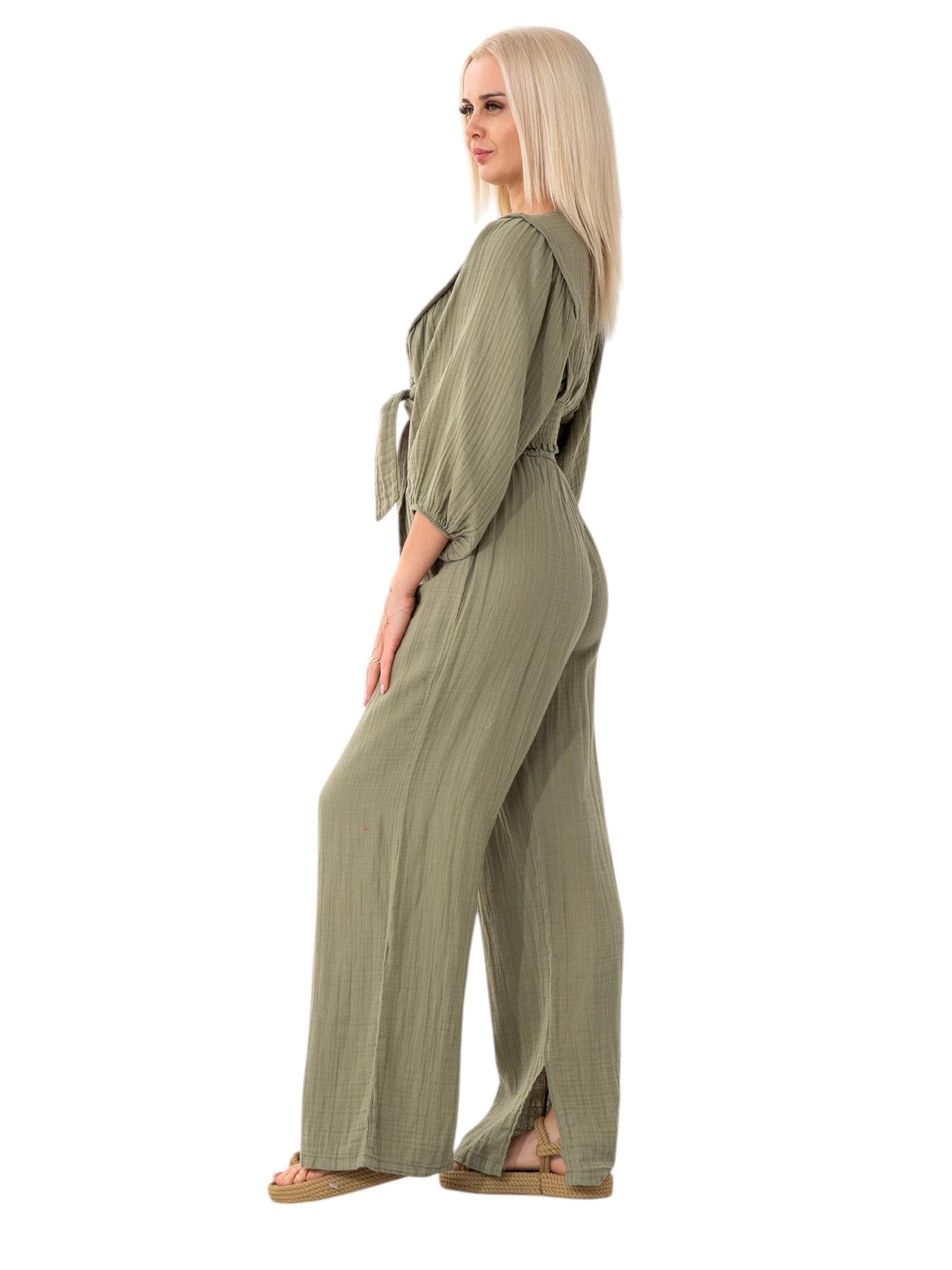 WENOR Loungewear 'FLOWSET' in Green