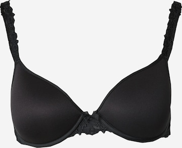 Chantelle Push-up BH 'CHAMPS ELYSEES' in Zwart: voorkant