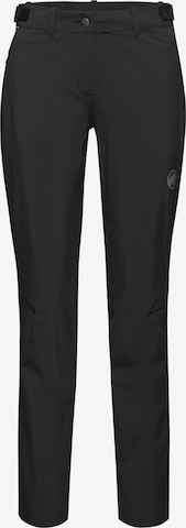 MAMMUT Outdoorhose 'Runbold' in Schwarz: Vorderseite