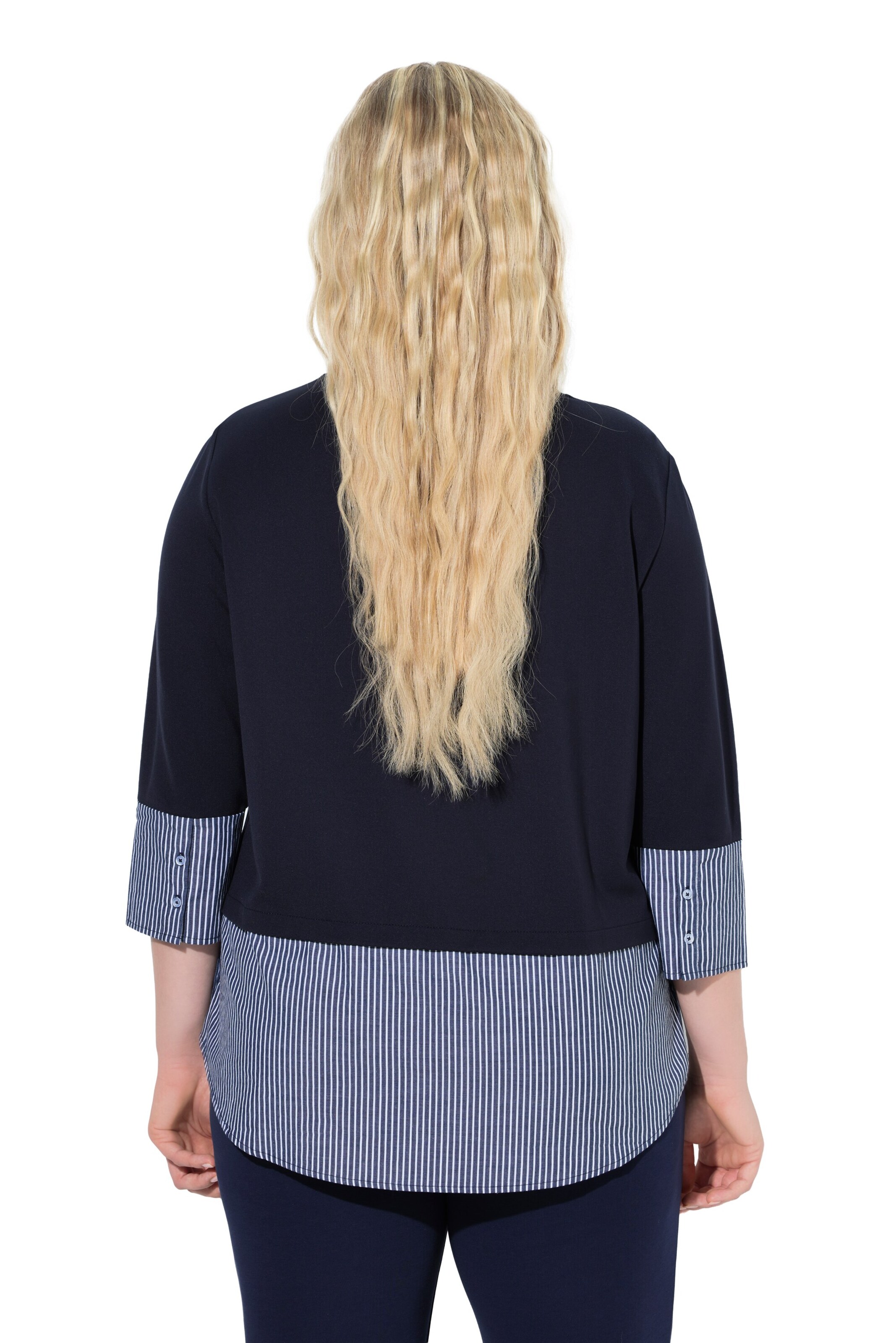 Ulla Popken Sweatshirt in Blau