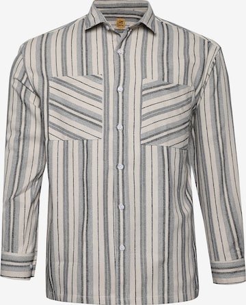 Campus Sutra Comfort fit Koszula 'Zibiah' w kolorze beżowy: przód