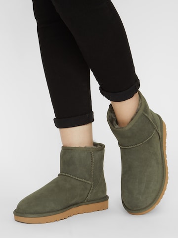 UGG Snowboots 'Classic Mini II' in Groen: voorkant