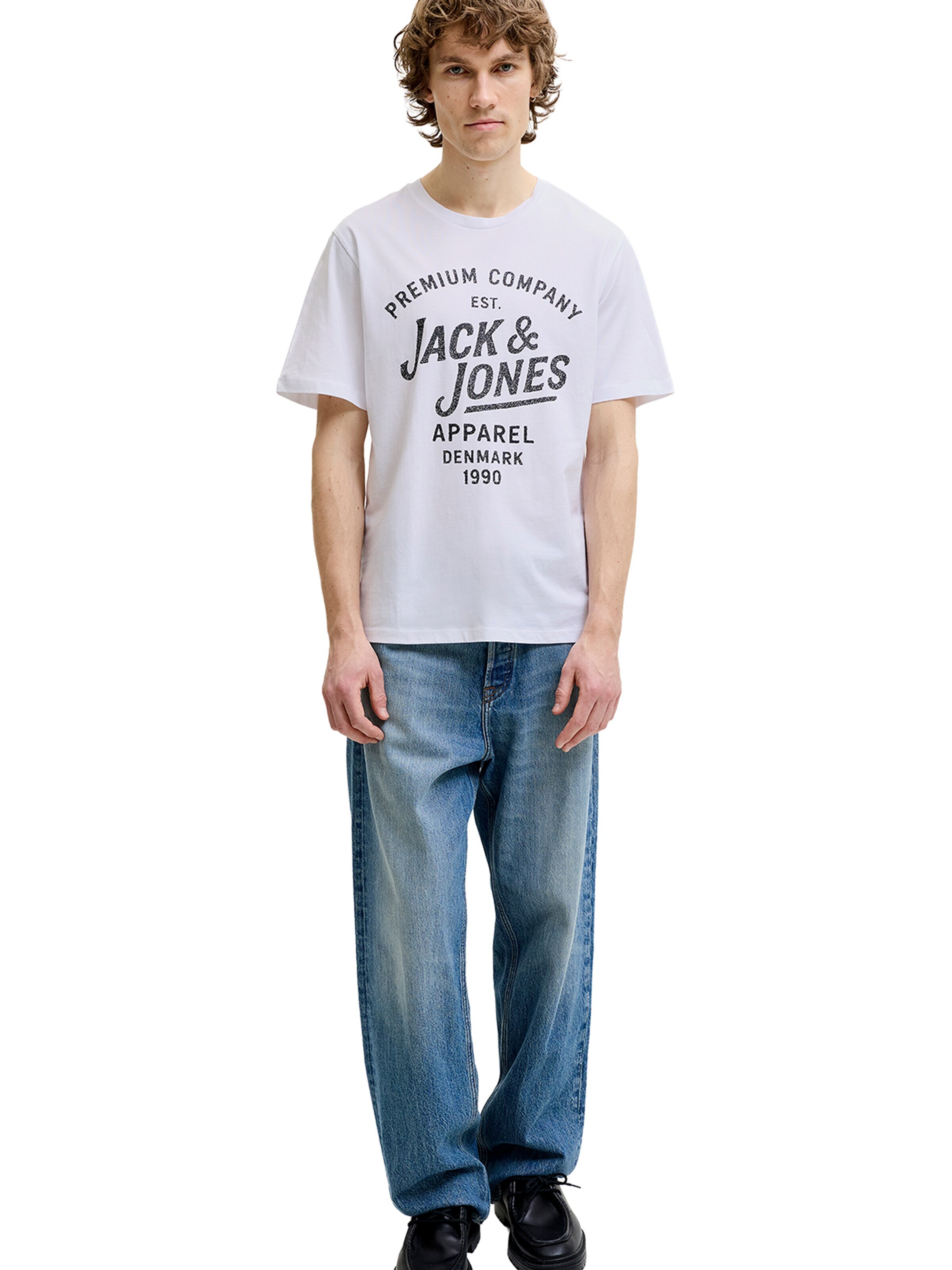 JACK & JONES Shirt 'Bluzane'‌‌‌ in Weiß