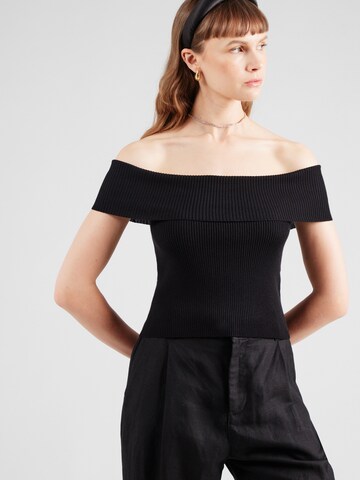 Pulover 'VMWILLOW' de la VERO MODA pe negru: față