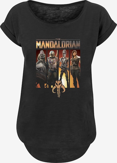 F4NT4STIC T-Shirt 'Star Wars The Mandalorian' in mischfarben / schwarz, Produktansicht