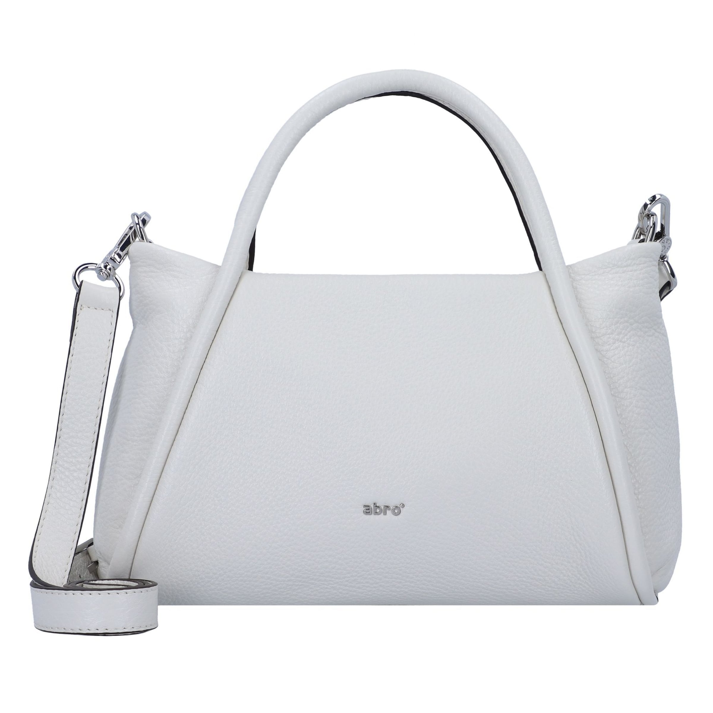 Borsa a mano 'Willow' di ABRO in bianco: frontale