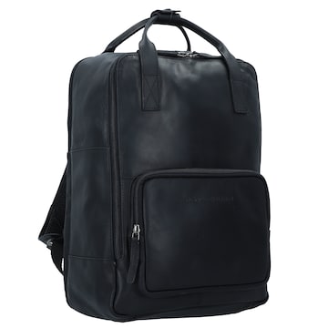 The Chesterfield Brand Rucksack 'Wax Pull Up' in Schwarz