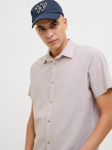 JACK & JONES Средняя посадка Рубашка 'JJESummer' в Лиловый