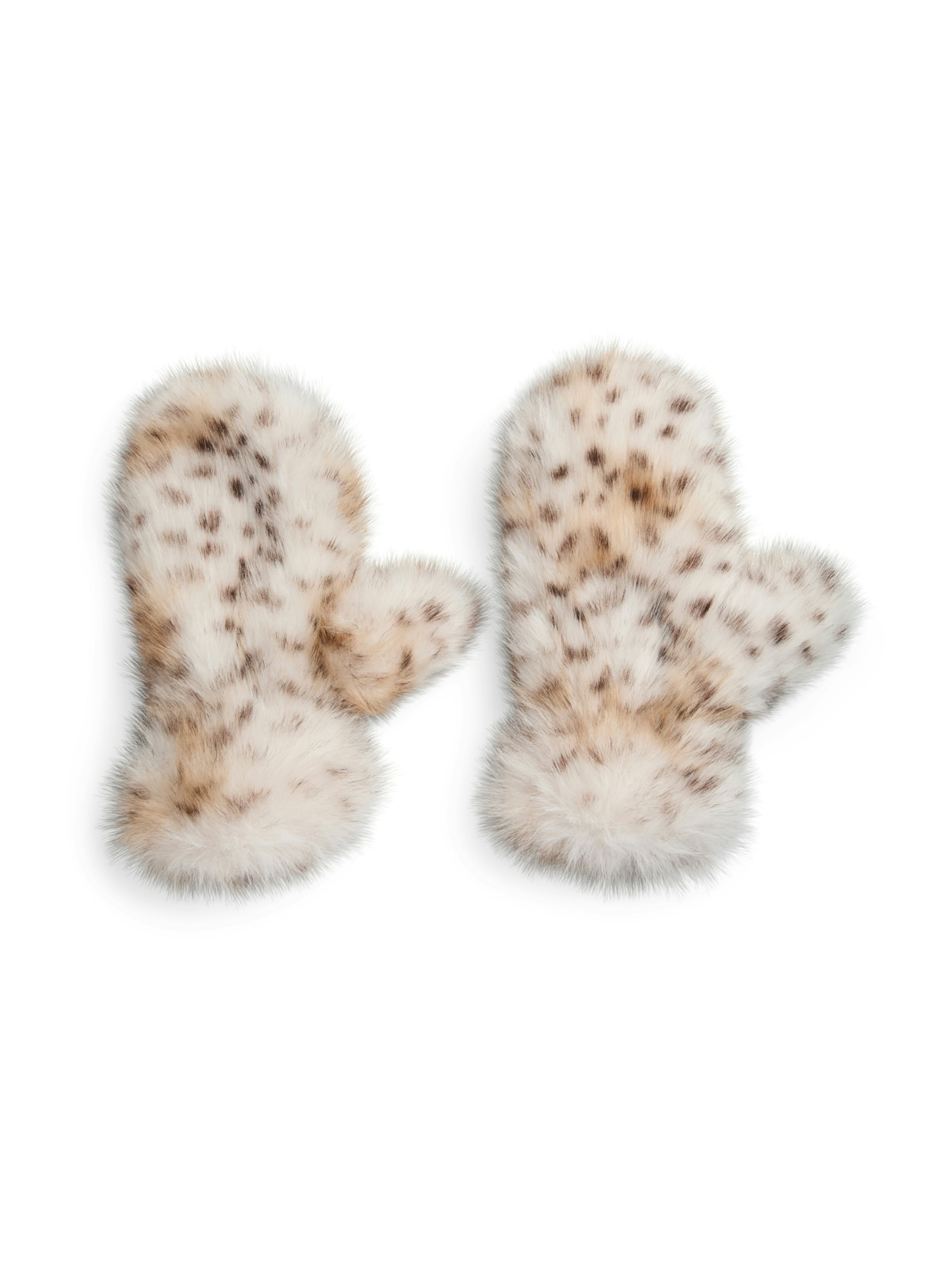 PIECES Palčiaky 'PCPLUSH' - Biela: predná strana