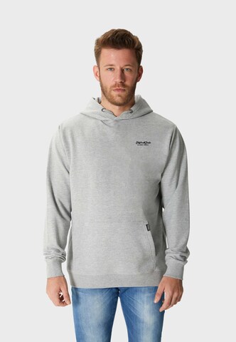 Oldskull Sweater 'Xtreme Smiley Cash Skull' in Grey: front