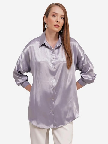 Chemisier Bigdart en violet : devant