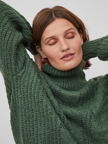 VILA Oversized Sweater 'TRIPS' in Green