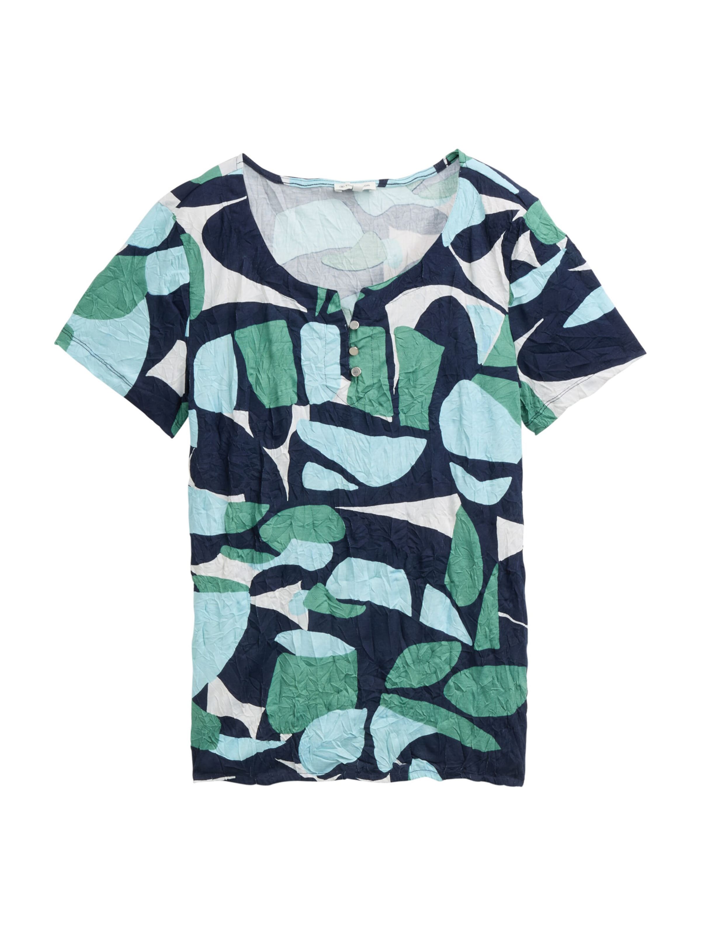 TOM TAILOR Shirt in Groen: voorkant