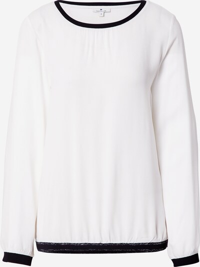 TOM TAILOR T-shirt en noir / blanc, Vue avec produit