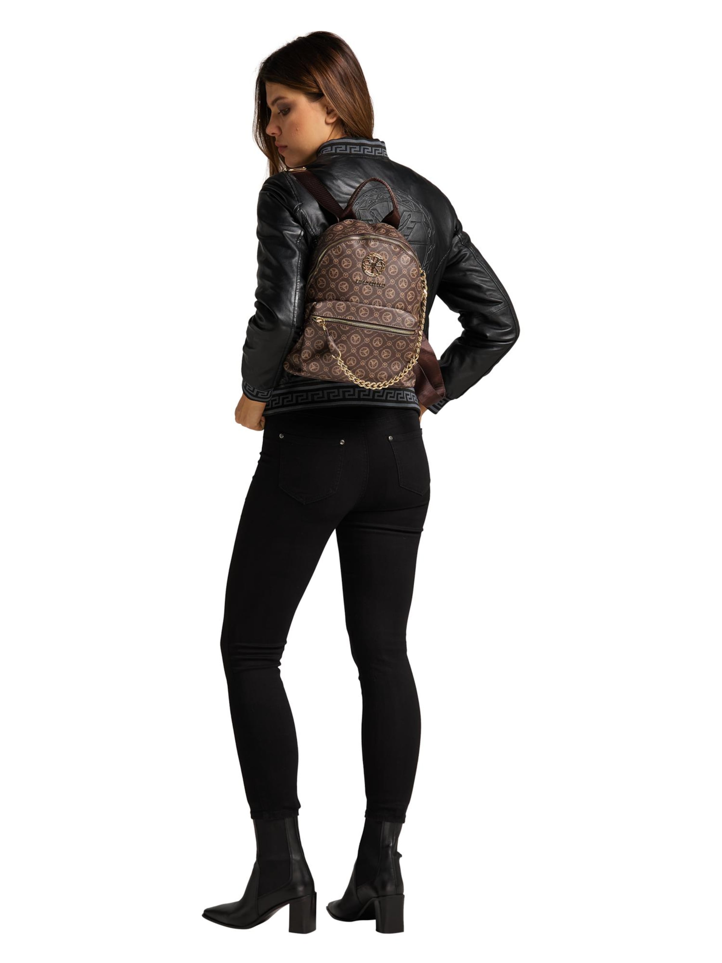 Sac à dos 'Costanzo' Carlo Colucci en marron