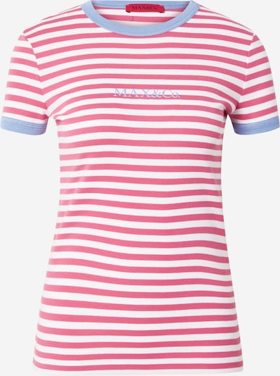 Tricou MAX&Co. pe albastru regal / roșu cranberry / alb, Vizualizare produs