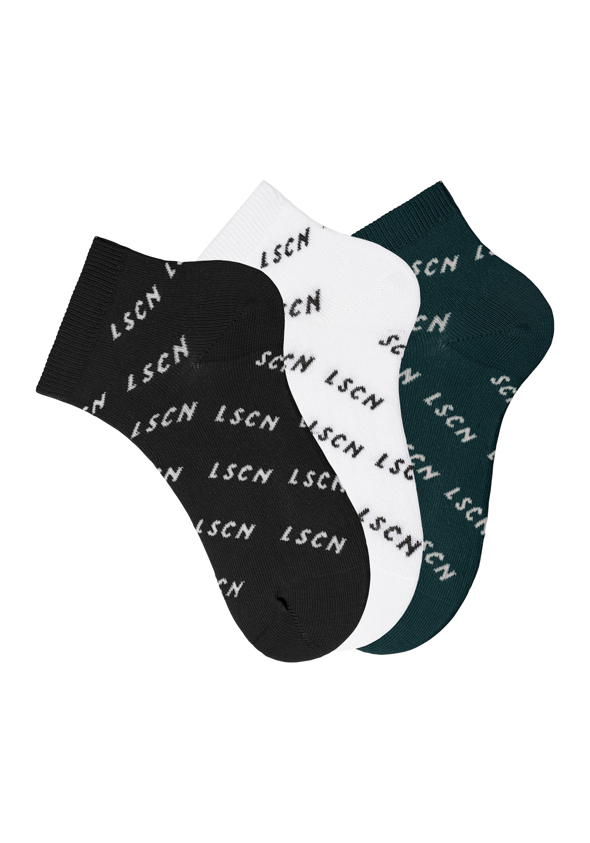 LSCN by LASCANA Skarpety w kolorze zielony: przód