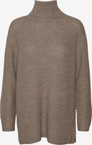 VERO MODA Sweater 'RIKI' in Brown: front