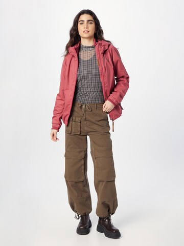 Ragwear Between-Season Jacket 'DIZZIE' in Pink