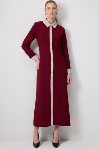 Robe-chemise Touche Prive en rouge