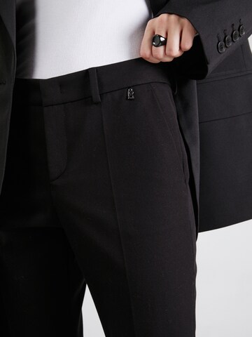 Flared Pantaloni con piega frontale 'Joy' di BOGNER in nero