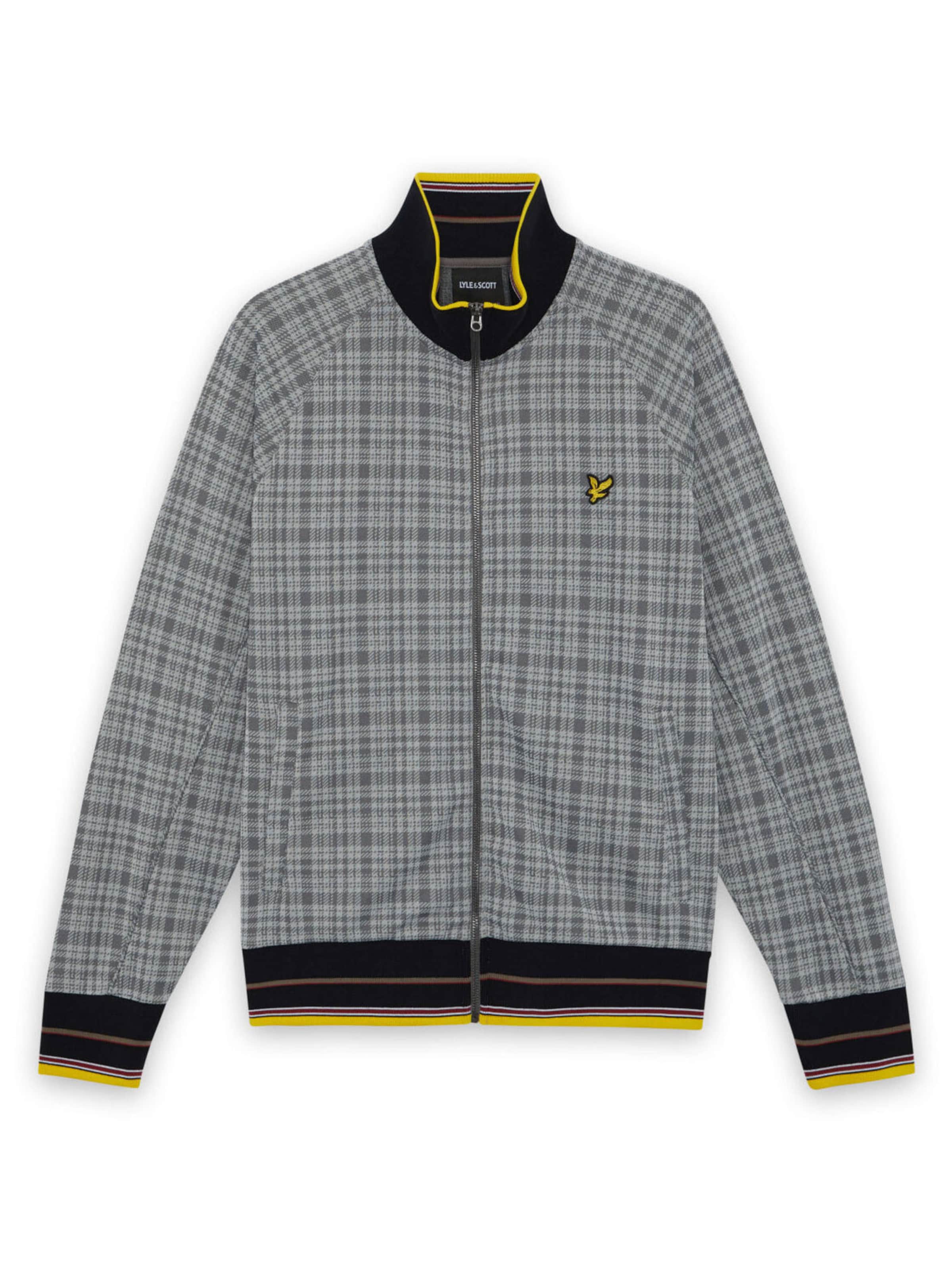 Lyle & Scott - Casaco de malha em cinzento: frente