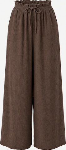 Pantalon 'Liska ' Seasons of April en marron : devant