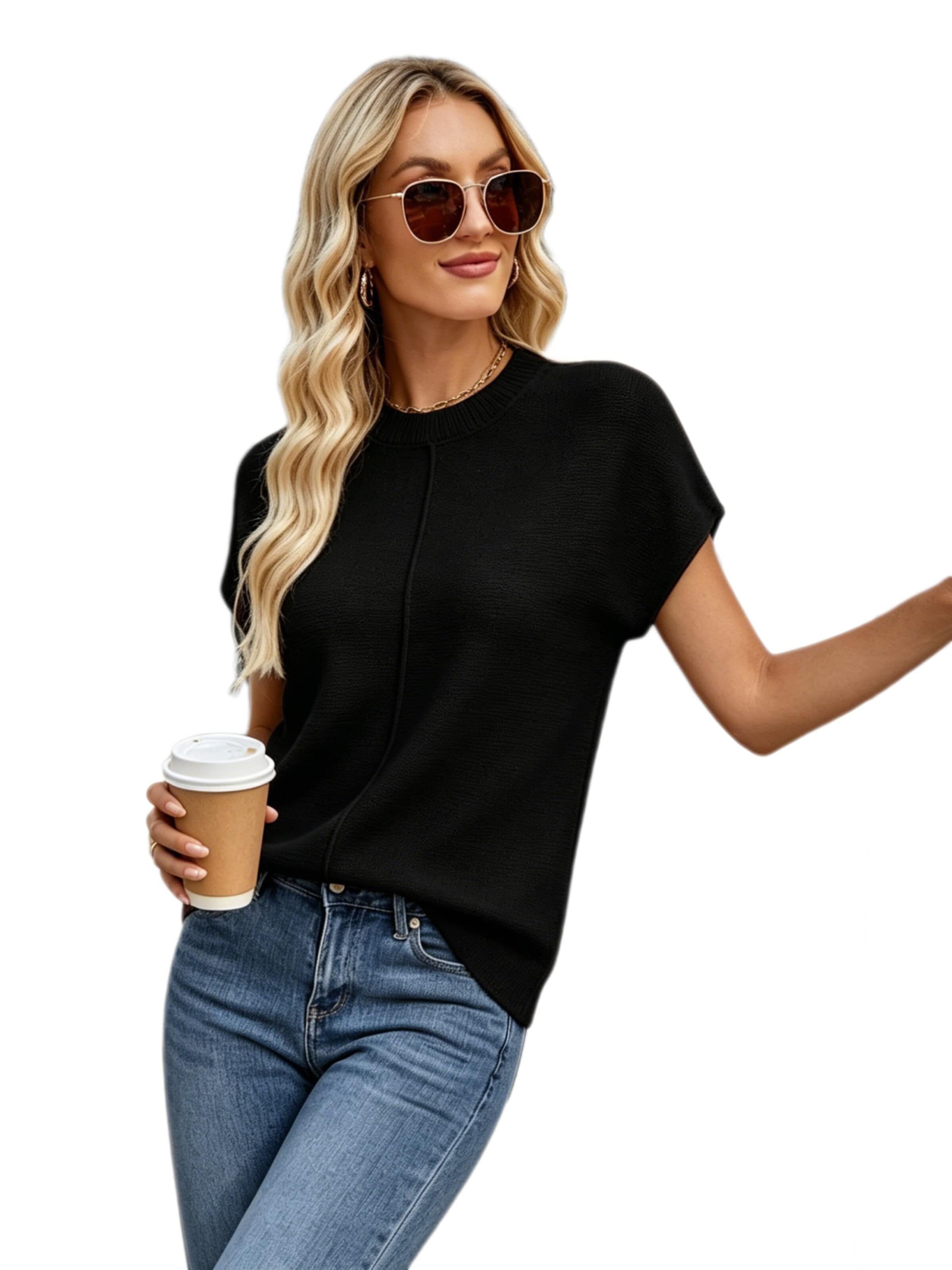 Yesfashion Shirt‌‌‌‌‌ in Schwarz: Vorderseite