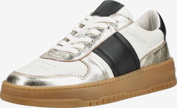 Baskets basses Copenhagen shoes en argent : devant