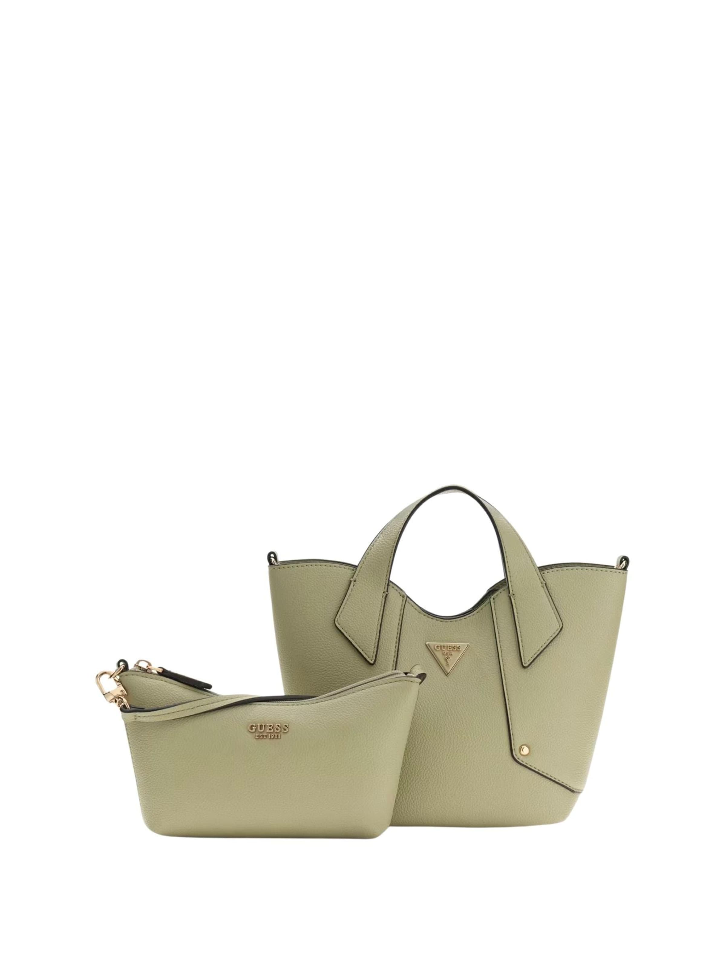 GUESS Schoudertas in Groen: voorkant