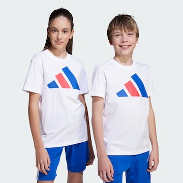 ADIDAS SPORTSWEAR Performance Shirt 'Essentials' in White: front
