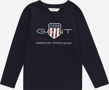 T-Shirt GANT en bleu : devant