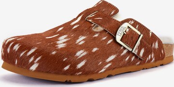 Australia Luxe Collective Träskor 'Berlin' i orange: framsida